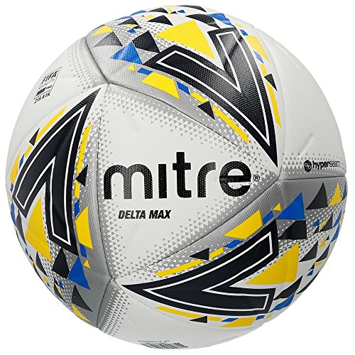 Mitre Delta Max Profifußball, White/Yellow/Blue, 5 Mitre Delta Max Profifußball, White/Yellow/Blue, 5 von Mitre
