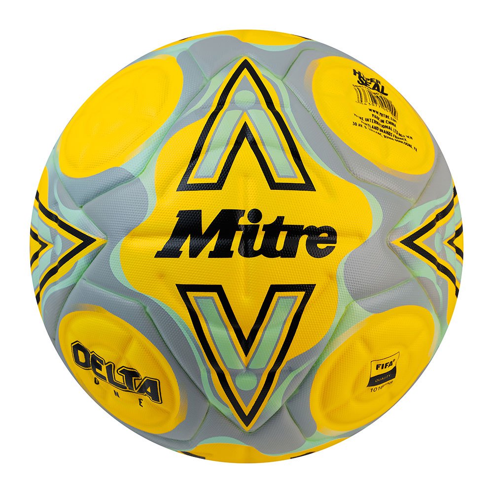 Mitre Delta One Football Ball Gelb 5 Mitre Delta One Football Ball Gelb 5 von Mitre