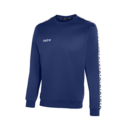 Mitre Delta Poly Trainer-Top, Herren, Delta Poly Training Top, Marineblau/weiß von Mitre