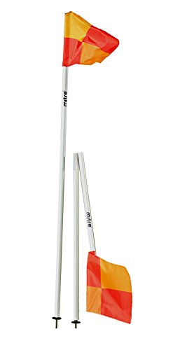 Mitre Faltbare Fußball-Eckflaggen – Set aus 4 Stück, Weiß, Einheitsgröße Mitre Faltbare Fußball-Eckflaggen – Set aus 4 Stück, Weiß, Einheitsgröße von Mitre