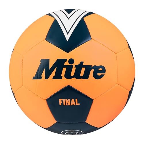 Mitre Final Freizeitfußball | perfekt für Kinder | Fußballgeschenk, Fluo-Orange/Blau-Grün, 3 Mitre Final Freizeitfußball | perfekt für Kinder | Fußballgeschenk, Fluo-Orange/Blau-Grün, 3 von Mitre