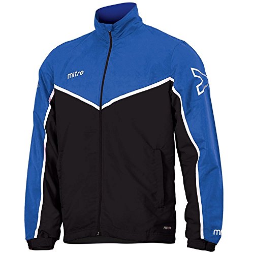Mitre Fußball Herren Primero Woven Training Track Jacket L Königsblau/Schwarz/Weiß Mitre Fußball Herren Primero Woven Training Track Jacket L Königsblau/Schwarz/Weiß von Mitre