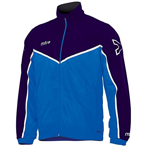 Mitre Kinder Primero Woven Fußball-Trainingsjacke, Königsblau/Marineblau/Weiß, M Mitre Kinder Primero Woven Fußball-Trainingsjacke, Königsblau/Marineblau/Weiß, M von Mitre