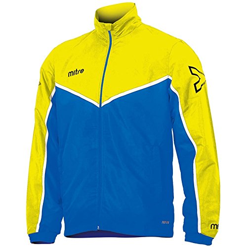 Mitre Primero Trainingsjacke für Kinder, gewebt, Gelb/Königsblau/Weiß, Größe S Mitre Primero Trainingsjacke für Kinder, gewebt, Gelb/Königsblau/Weiß, Größe S von Mitre