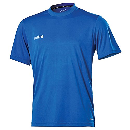 Mitre Camero Kurzarm-Fußballtrikot für Erwachsene, Jersey, athletische Teamkleidung, atmungsaktives Fitness-Top, Königsblau, Größe XXL Mitre Camero Kurzarm-Fußballtrikot für Erwachsene, Jersey, athletische Teamkleidung, atmungsaktives Fitness-Top, Königsblau, Größe XXL von Mitre