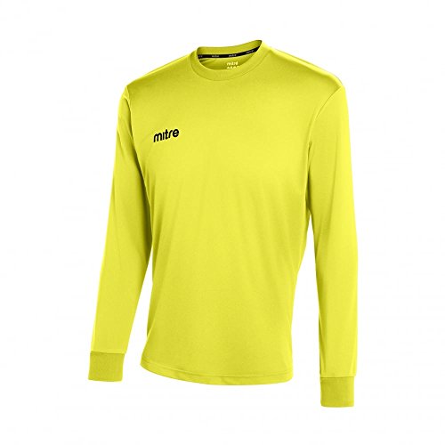 Mitre Herren Camero Langärmliges Fußball-Shirt Match Day, Gelb, XXL 50"-52" Inch Mitre Herren Camero Langärmliges Fußball-Shirt Match Day, Gelb, XXL 50"-52" Inch von Mitre