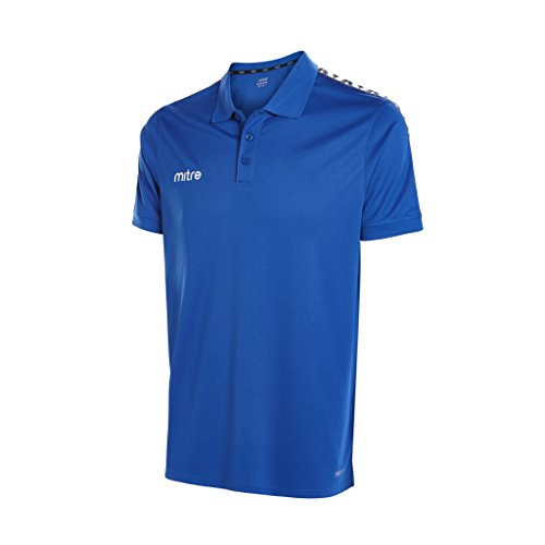 Mitre Herren Delta Polo Shirt Poloshirt, Royal/Weiß, Medium/38-40 Inches Mitre Herren Delta Polo Shirt Poloshirt, Royal/Weiß, Medium/38-40 Inches von Mitre