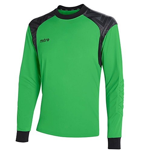 Mitre Herren Guard Goalkeeper Fußball-Shirt Match Day, Limette/Schwarz, XXL von Mitre