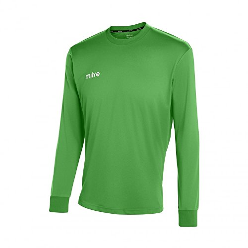 Mitre Herren Langärmliges Fußball-Shirt Match Day Camero, Smaragd, Small/34-36 Inch, T70053EB1 Mitre Herren Langärmliges Fußball-Shirt Match Day Camero, Smaragd, Small/34-36 Inch, T70053EB1 von Mitre