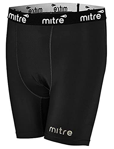 Mitre Herren Neutron Compression kurzhosen,Schwarz,XXL von Mitre