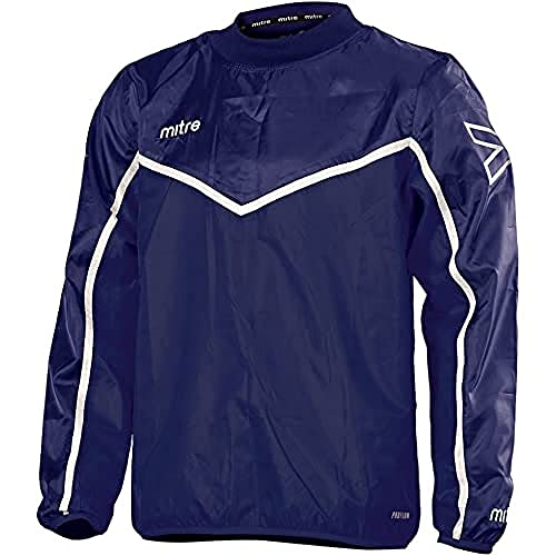 Mitre Herren Primero Overhead Fußball Training Jacke M Marineblau/weiß von Mitre