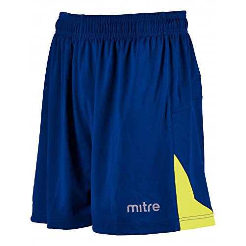 Mitre Herren Prism Fußball Training Shorts L Royal/Gelb Mitre Herren Prism Fußball Training Shorts L Royal/Gelb von Mitre