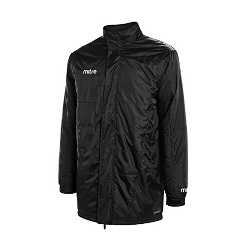 Mitre Herrenjacke Delta für Ersatzbank, Herren, Delta Bench Coat, schwarz Mitre Herrenjacke Delta für Ersatzbank, Herren, Delta Bench Coat, schwarz von Mitre