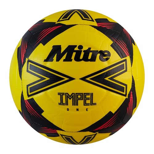 Mitre Impel One Level Trainingsfußball, Fluo Gelb/Schwarz/Rot, Größe 3 Mitre Impel One Level Trainingsfußball, Fluo Gelb/Schwarz/Rot, Größe 3 von Mitre