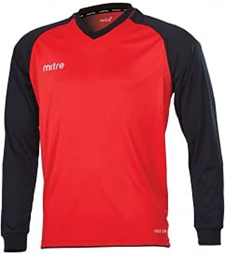 Mitre Kinder Cabrio Fußball Match Day Shirt XX-Small Scarlet/Black/Black von Mitre