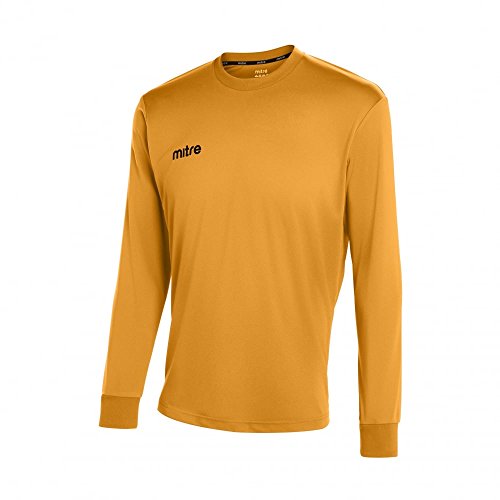 Mitre Kinder Camero Langärmliges Fußball-Shirt Match Day, Bernstein, X-Small/ 24-26 Inch Mitre Kinder Camero Langärmliges Fußball-Shirt Match Day, Bernstein, X-Small/ 24-26 Inch von Mitre