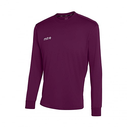 Mitre Kinder Camero Langärmliges Fußball-Shirt Match Day, Kastanie, Medium/28-30 Inch Mitre Kinder Camero Langärmliges Fußball-Shirt Match Day, Kastanie, Medium/28-30 Inch von Mitre