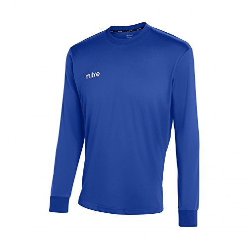 Mitre Kinder Langärmliges Fußball-Shirt Match Day Camero, Königsblau, L Youth/30-32 Inch, T70053RB7 Mitre Kinder Langärmliges Fußball-Shirt Match Day Camero, Königsblau, L Youth/30-32 Inch, T70053RB7 von Mitre