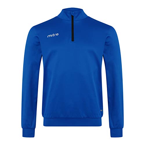 Mitre Edge 1/4-Reißverschluss-Oberteil für Kinder | Fußball-Trainingsausrüstung | leistungsfähiges Trainingsanzug-Oberteil, Königsblau, Kindergröße S (5 bis 7 Jahre, 128 cm) Mitre Edge 1/4-Reißverschluss-Oberteil für Kinder | Fußball-Trainingsausrüstung | leistungsfähiges Trainingsanzug-Oberteil, Königsblau, Kindergröße S (5 bis 7 Jahre, 128 cm) von Mitre