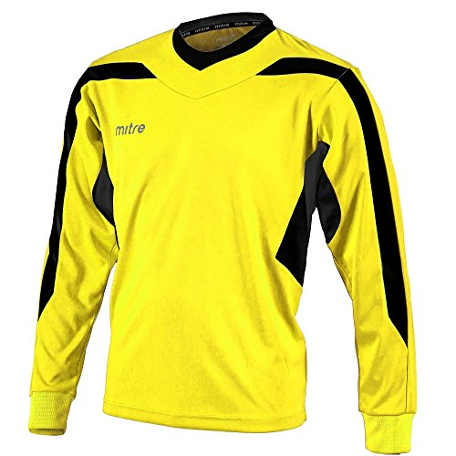 Mitre Kinder Frequenz Fußball Match Day Shirt S gelb/schwarz Mitre Kinder Frequenz Fußball Match Day Shirt S gelb/schwarz von Mitre