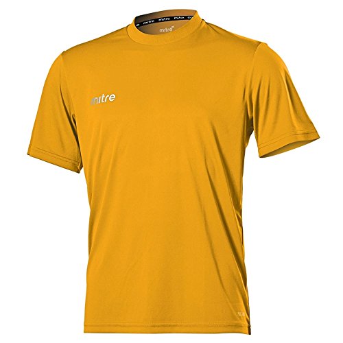 Mitre Kinder Kurzärmliges Fußball-Shirt Match Day Camero, Bernstein, S Youth/26-28 Inch, T70015AA1 Mitre Kinder Kurzärmliges Fußball-Shirt Match Day Camero, Bernstein, S Youth/26-28 Inch, T70015AA1 von Mitre