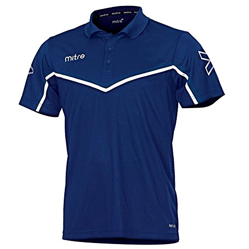 Mitre Kinder Primero Fußball Training Polo Shirt L Marineblau/weiß von Mitre