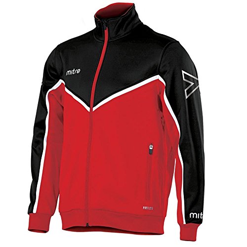 Mitre Kinder Primero Poly Fußball Training Track Jacket S Scharlachrot/Schwarz/Weiß Mitre Kinder Primero Poly Fußball Training Track Jacket S Scharlachrot/Schwarz/Weiß von Mitre