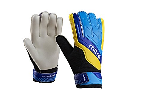 Mitre Magnetite Kinder-Torwarthandschuhe | sei bereit für das Fußballspiel | hoher Komfort, Schwarz/Blau/Gelb, Größe 5 Mitre Magnetite Kinder-Torwarthandschuhe | sei bereit für das Fußballspiel | hoher Komfort, Schwarz/Blau/Gelb, Größe 5 von Mitre