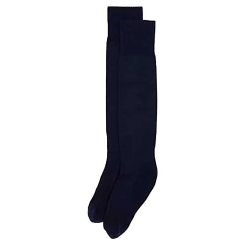 Mitre Mercury Fußballsocken für Kinder, einfarbig | Fußballmannschaft-Kit | leichte lange Sportsocke | atmungsaktiv, Marineblau, Mini (30 – 34) von Mitre