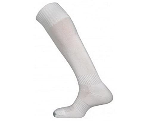 Mitre Mercury Fußball-/Sportsocken, einfarbig, unisex, Mercury Plain, weiß von Mitre