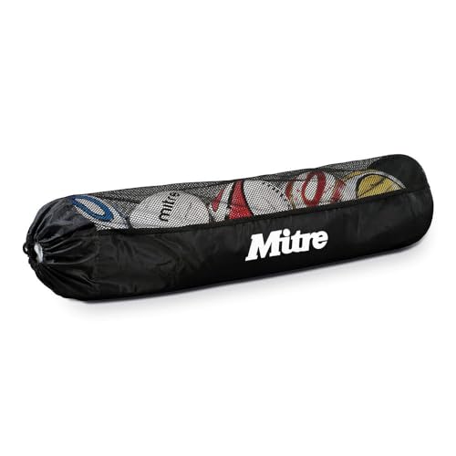 Mitre Tubular Fußballtasche, Schwarz, Einheitsgröße von Mitre