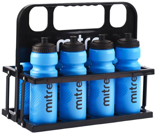 Mitre Kunststoffkiste und 800-ml-Wasserflaschen, Blau, Einheitsgröße von Mitre