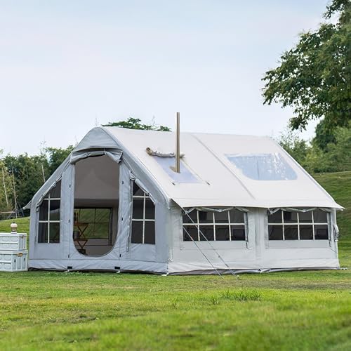 Miuxe Aufblasbares Zelt Für Camping 6-8 Personen, Großes Outdoor Pop Up Zelt Familienzelt Mit Schornsteinöffnung & Skylight, 4-Saison Luftzelt Aufblasbar Zelt Haus XXL Schneller Aufbau Gampingzelt Miuxe Aufblasbares Zelt Für Camping 6-8 Personen, Großes Outdoor Pop Up Zelt Familienzelt Mit Schornsteinöffnung & Skylight, 4-Saison Luftzelt Aufblasbar Zelt Haus XXL Schneller Aufbau Gampingzelt von Miuxe
