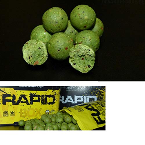 Mivardi 950g Rapid Easy Catch grüne 24mm Boilie Garlic/Chilli Mivardi 950g Rapid Easy Catch grüne 24mm Boilie Garlic/Chilli von Mivardi