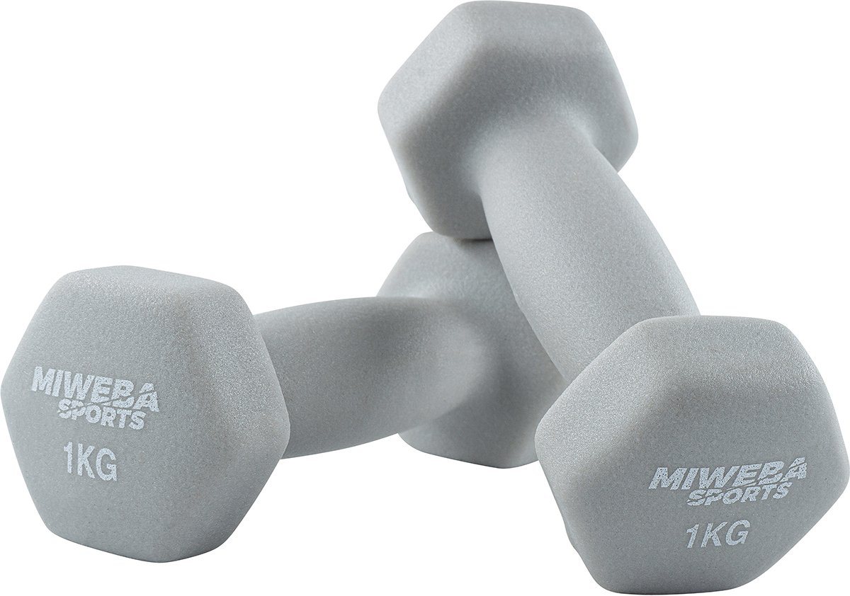 Miweba Sports Kurzhantel Gymnastikhanteln NKH100 - 9 Gewichtsklassen, (Set, Hanteln, Kurzhanteln, Gymnastikhanteln, Hantelset), Aerobic Hantel Set Kurzhantel Fitnesshanteln Gewichte Miweba Sports Kurzhantel Gymnastikhanteln NKH100 - 9 Gewichtsklassen, (Set, Hanteln, Kurzhanteln, Gymnastikhanteln, Hantelset), Aerobic Hantel Set Kurzhantel Fitnesshanteln Gewichte von Miweba Sports