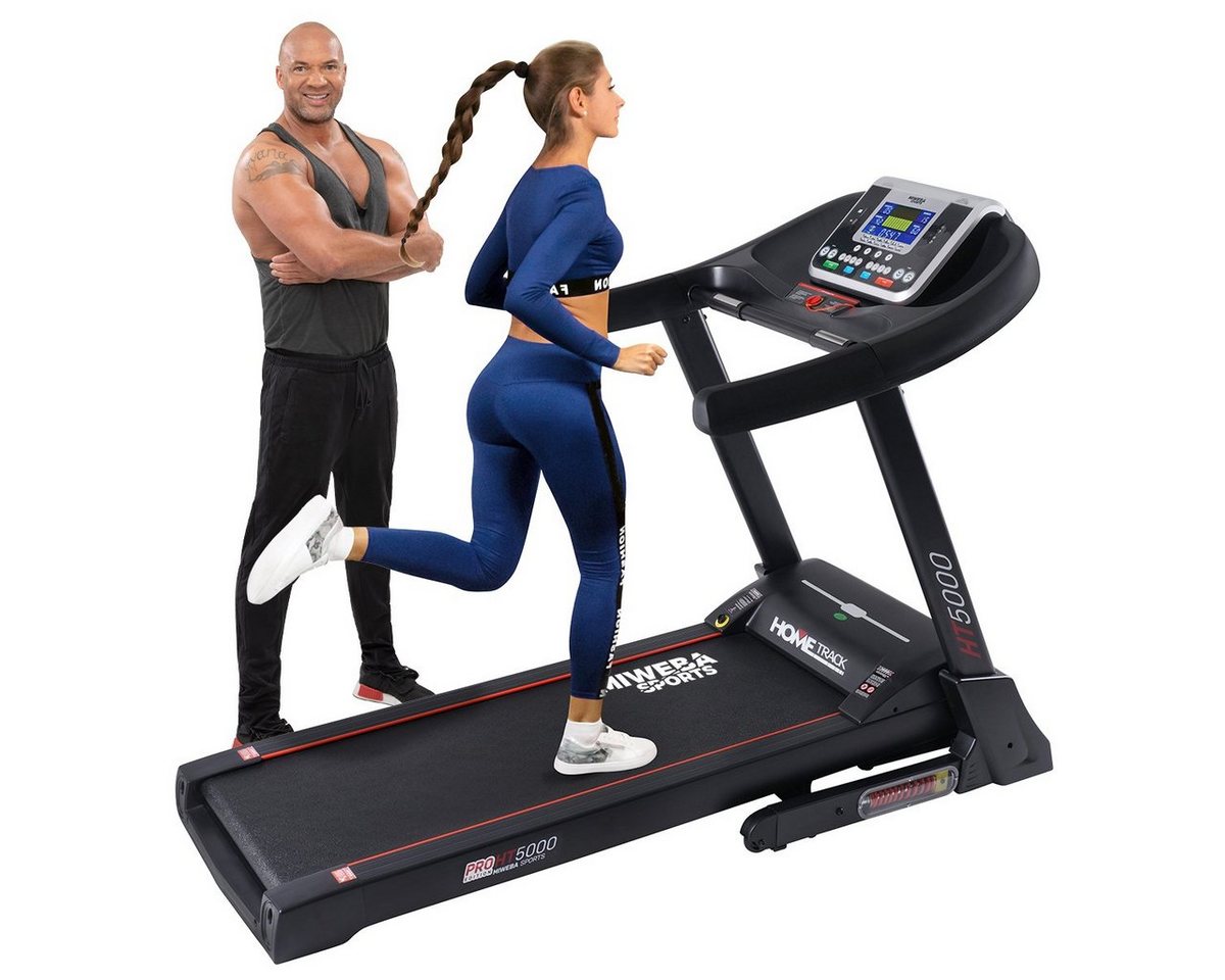 Miweba Sports Laufband HT5000 klappbar - 18 km/h - 15 % Steigung (Fitnessgerät, Heimtrainer, Treadmill, Trainingsgerät, Sportgerät, Speedrunner, 1-tlg., 2000 Watt, große Lauffläche, 12 Laufprogramme, Pulsmesser, 7 PS, Bluetooth), Fitnessgeräte Sportgeräte für Zuhause elektrisch Miweba Sports Laufband HT5000 klappbar - 18 km/h - 15 % Steigung (Fitnessgerät, Heimtrainer, Treadmill, Trainingsgerät, Sportgerät, Speedrunner, 1-tlg., 2000 Watt, große Lauffläche, 12 Laufprogramme, Pulsmesser, 7 PS, Bluetooth), Fitnessgeräte Sportgeräte für Zuhause elektrisch von Miweba Sports