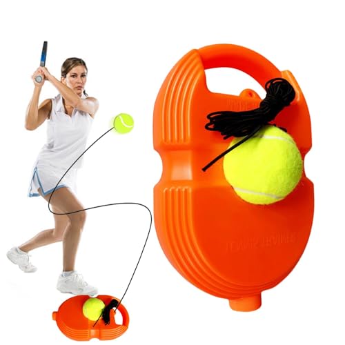 Mixnexorad Tennis-Übungs-Rebounder, Tennis-Trainerball,Tennisball-Rebounder-Trainingsausrüstung - Tennis-Trainingsgerät, Übung, Tennisball, Sport für Erwachsene, Anfänger, Einzelspieler von Mixnexorad