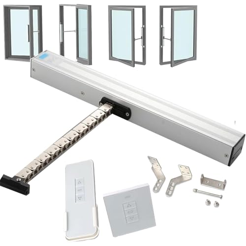 Mixtric Automatische Fensteröffner Mit Kettenantrieb, 24V-Elektro-Fensteröffner-Antrieb, Für Flügelfenster, Oberlichter, Dachfenster,Silber,300mm Mixtric Automatische Fensteröffner Mit Kettenantrieb, 24V-Elektro-Fensteröffner-Antrieb, Für Flügelfenster, Oberlichter, Dachfenster,Silber,300mm von Mixtric