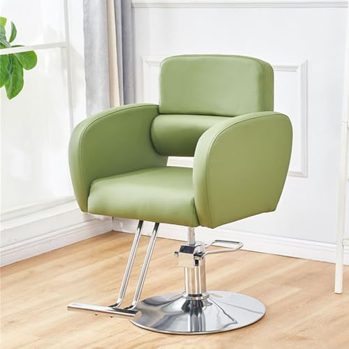 Mixtric Robuster, Verstellbarer Friseurstuhl Mit Fußstütze, 360° Drehbar, Höhenverstellbar, Fit Für Friseure, Frauen Und Männer,Grün,Round Mixtric Robuster, Verstellbarer Friseurstuhl Mit Fußstütze, 360° Drehbar, Höhenverstellbar, Fit Für Friseure, Frauen Und Männer,Grün,Round von Mixtric