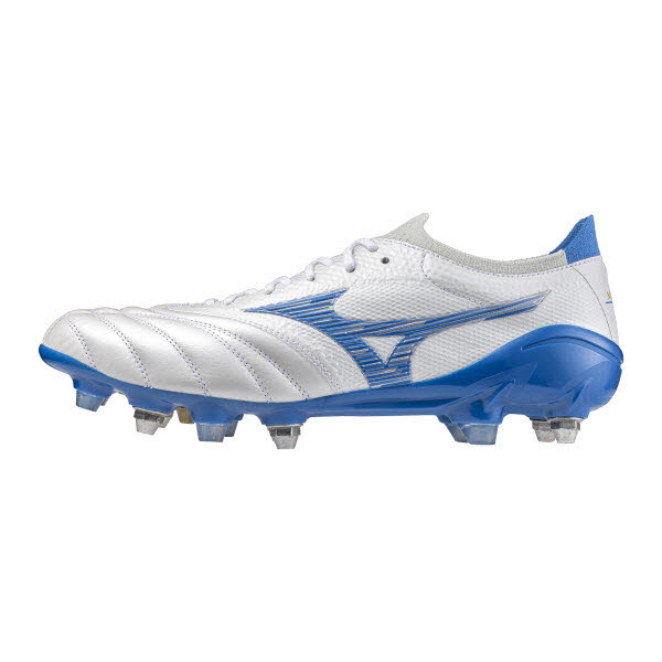 Mizuno Corporation Morelia Neo IV Beta Made in Japan Mix Fussballschuhe weiß/blau 45 von Mizuno Corporation