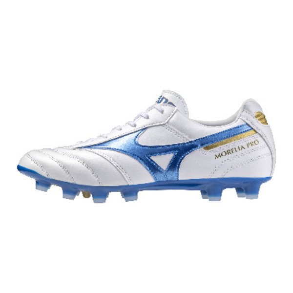 Mizuno Corporation Morelia Pro ( U ) FG Fussballschuhe weiß/blau 42 von Mizuno Corporation