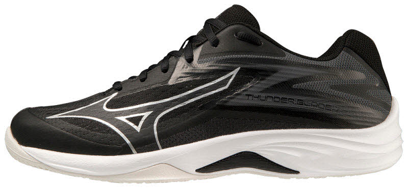 Mizuno Corporation Thunder Blade Z ( U ) Hallenschuh Herren black/silver 42,5 von Mizuno Corporation