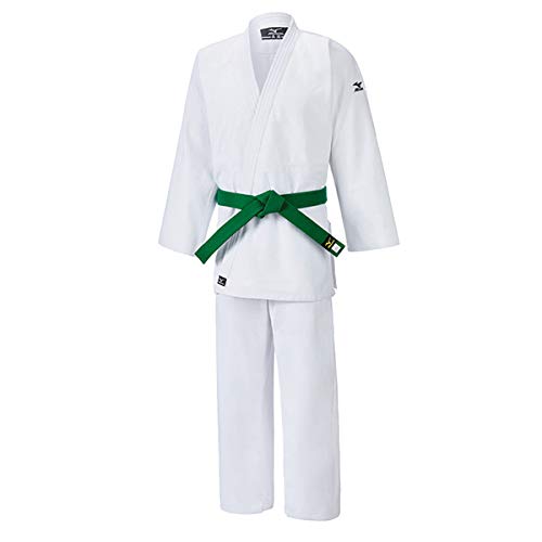 Judoanzug Mizuno Judogi Hayato aus 100% Baumwolle, Farbe: weiß, Gewicht: 550 g, weiß Judoanzug Mizuno Judogi Hayato aus 100% Baumwolle, Farbe: weiß, Gewicht: 550 g, weiß von Mizuno