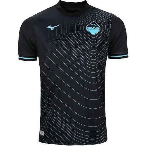 Mizuno, Herren, Fussballtrikot, drittliga-trikot lazio rome 2024/25 (XL), Schwarz, XL von Mizuno