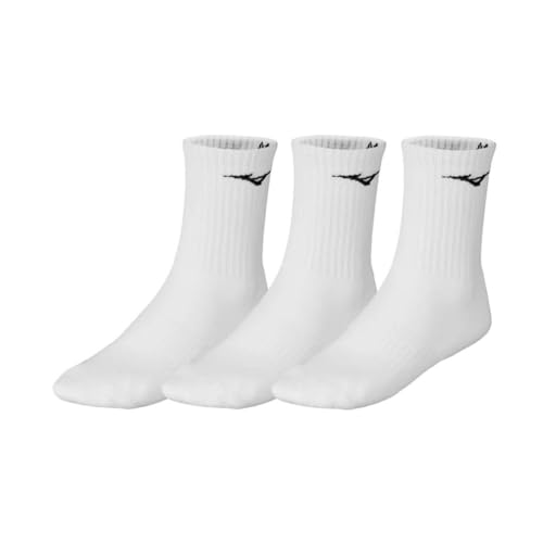 Mizuno 3P Socke White/White/White M von Mizuno