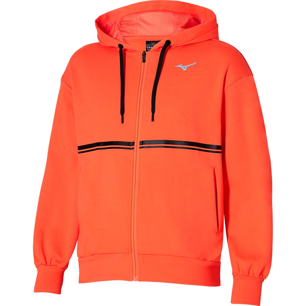 Mizuno Athletics Full Zip Sweatshirt Orange XL Mann von Mizuno