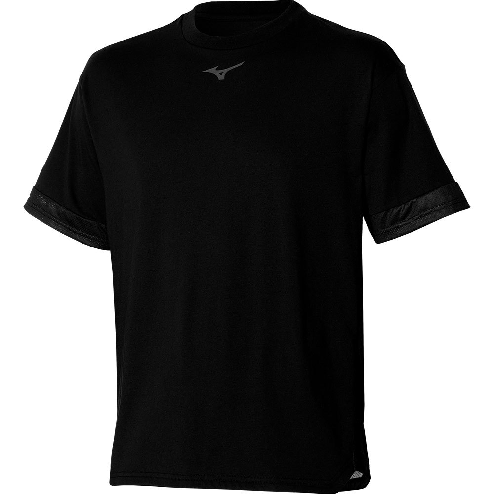 Mizuno Athletics Mesh Short Sleeve T-shirt Schwarz 2XL Mann von Mizuno