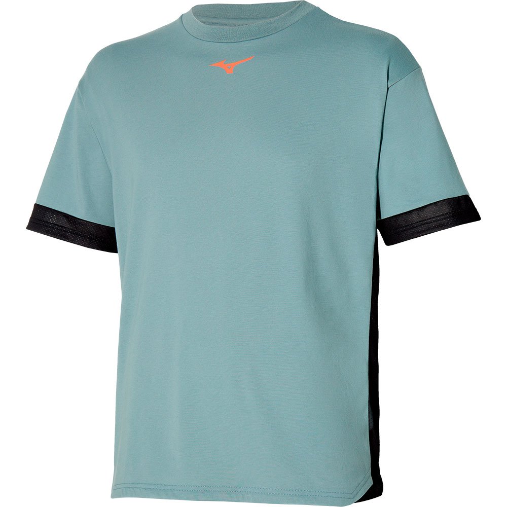 Mizuno Athletics Mesh Short Sleeve T-shirt Blau XL Mann von Mizuno