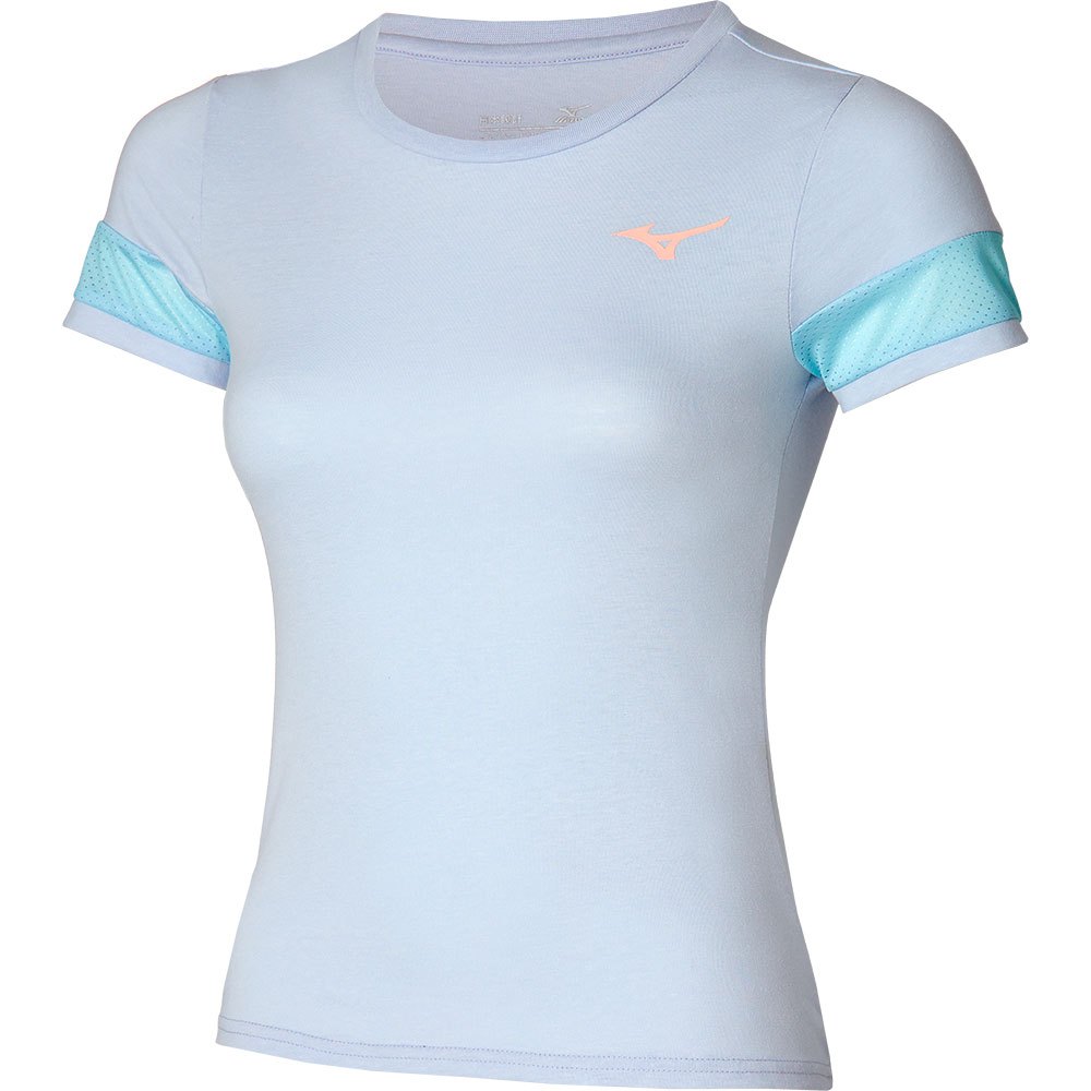 Mizuno Athletics Short Sleeve T-shirt Blau L Frau von Mizuno