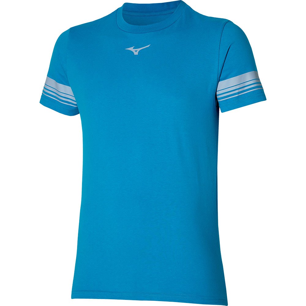 Mizuno Athletics Short Sleeve T-shirt Blau S Mann von Mizuno